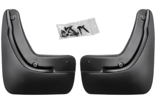 RECAMBO Kfz-Schmutzfänger Set hinten für Mercedes E Klasse T-Modell, S213, ab 2016, passgenau, 2-tlg., Spritzschutz, TPE - Kunststoff-Gummi, Flexibel, stoß-und bruchfest