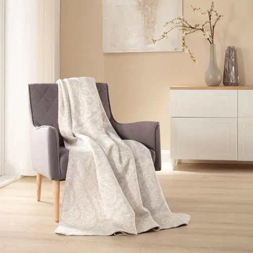 biederlack Wohndecke Swinging Paisley Baumwollmischung 150x200 cm - Bettdecken mit stilvollem Paisleymuster, aus weicher Baumwollmischung für höchsten Komfort und Wärme.