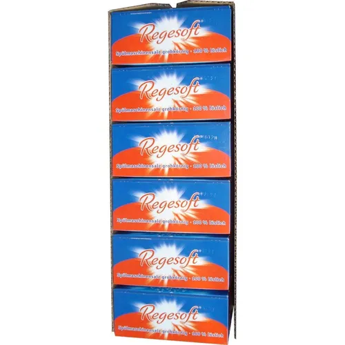 Regesoft grob 12x2 kg Spezialsalz Spülmaschinensalz - Sonstige Reinigungs- & Spültechnik, hochwertiges Regeneriersalz für optimale Wasserenthärtung und perfekten Glanz Ihrer Spülmaschinen.