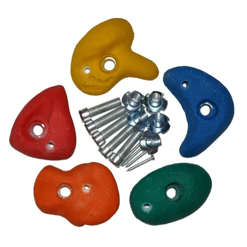 St.Klettersteine Klettergriffe für Kinder Kletterwand Boulderwand Neu Komposit 5