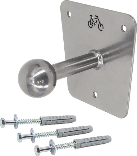 PremiumX Wandhalterung für Fahrradträger Kugelkopf - Fahrradhalter- & -ständer, platzsparende Wandaufbewahrung mit diebstahlsicherem Kugelkopf für alle gängigen Fahrradträger-Modelle