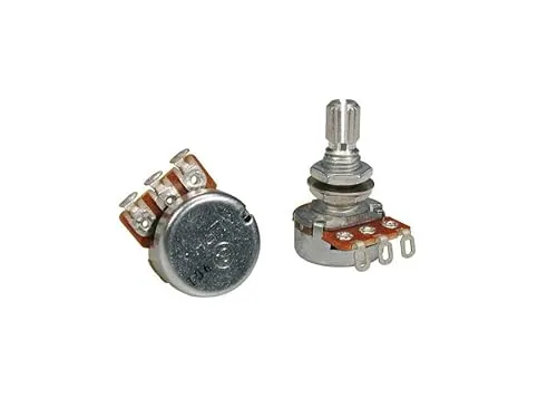 Alpha 500K Mini-Poti, Potentiometer linear, 16mm, 10mm Schaft, M7x0,75 Gewinde
