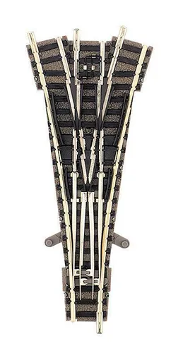 Fleischmann 9157 N piccolo - Dreiwegweiche 111mm, nachrüstbar mit Elektroantrieben und als denkende Weiche schaltbar
