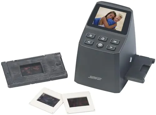Somikon Diasscanner: Stand-Alone-Dia- und Negativ-Scanner mit 16-MP-Sensor, 4.920 DPI (Dias digitalisieren, Digitalisierer, scannen)