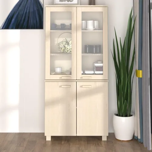 vidaXL Highboard HAMAR aus massivem Kiefernholz