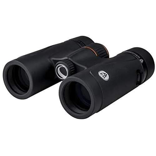 Celestron 71403 TrailSeeker ED 10 x 32 Roof Prism Binocular, Fully Broadband Multi-Coated Lens, BaK-4 Prism Glass - Black