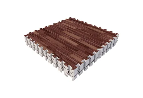 GORILLA SPORTS Bodenschutzmatte 8 Unterlegmatte, 60x60x1,2cm - Trainingsmatte, Fitnessmatte, Turnmatte