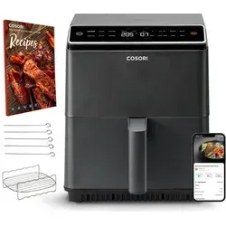 Produktbild Cosori Dual Blaze 6.4 L Heißluftfritteuse 1750 Watt
