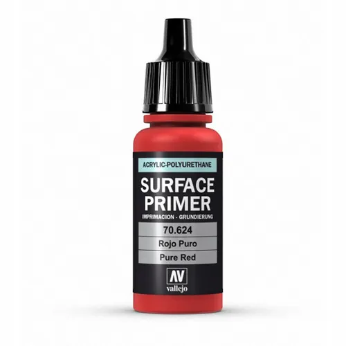 Vallejo 70.624 - Surface Primer - Pure Red - 17 ml
