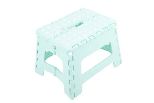 Klapptritt, Tritthocker, Sitzhocker, Faltbar, Kinder H 22 cm, bis 150 KG, Mint
