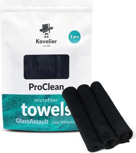 Kavalier Mikrofasertücher für Glas - 3er Set