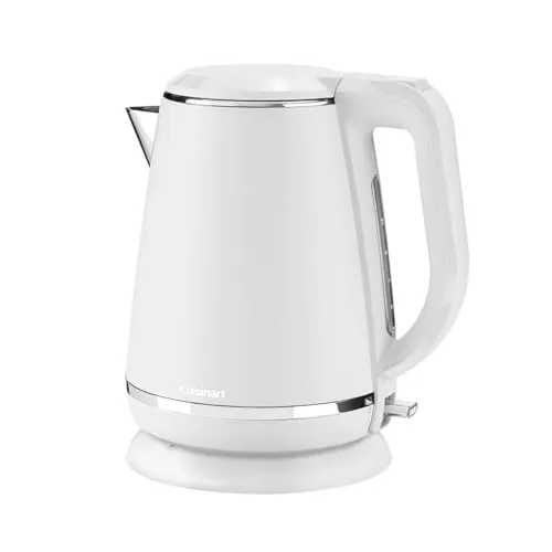 Cuisinart Jug Elektrischer Wasserkocher, kabelloser Wasserkocher, schnell kochend, Edelstahl, 1,5 l Fassungsvermögen, Teil koordinierter Wasserkocher und Toaster, Warmweiß