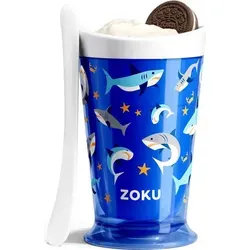 Zoku Slush- und Milchshake-Maker Hai, BPA-frei, blau