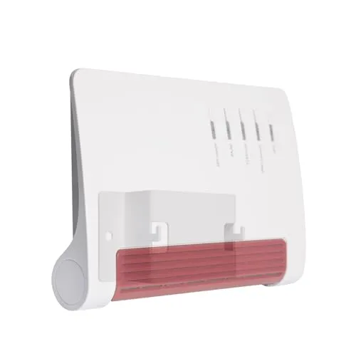 shinar Kompatibel mit Metall-Wandhalterung für Fritz!Box Router – Robuste Montage für alle Modelle inkl. Befestigungsmaterial Schrauben und Dübel mit Kabelmanagement