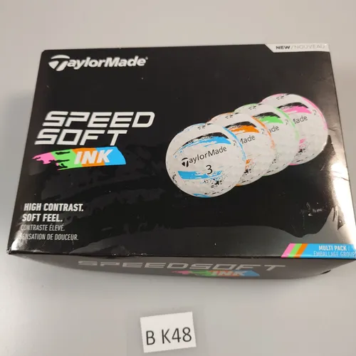 Taylor Made Speedsoft Ink Multi Golfbälle 12Stück (bunt gemischt) M1031801/2025