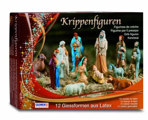 GLOREX Latex Krippenfiguren Set