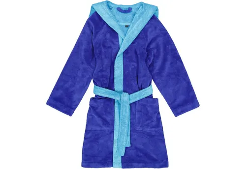 Vossen Kinderbademantel Bixie mit Kapuze - Kuscheliger Bademantel aus 80% Baumwolle, ideal für ganzjährige Wohlfühlmomente. Mit verspielter Zipfelkapuze und hautfreundlicher Markenqualität.