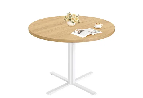 VASAGLE Rund Esstisch im Landhausstil von VASAGLE