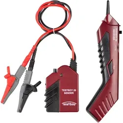 Produktbild Testboy 26 Leitungssucher-Set – Kabelfinder mit LED-Anzeige und akustischer Signalgebung für präzise Leitungsidentifikation in Wänden und Kabelkanälen - 
