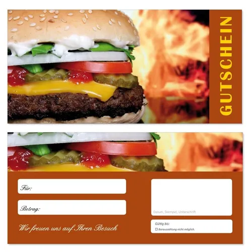 Geschenkgutscheine (Hamburger-684) Gastronomie Gutscheine Restaurant 10