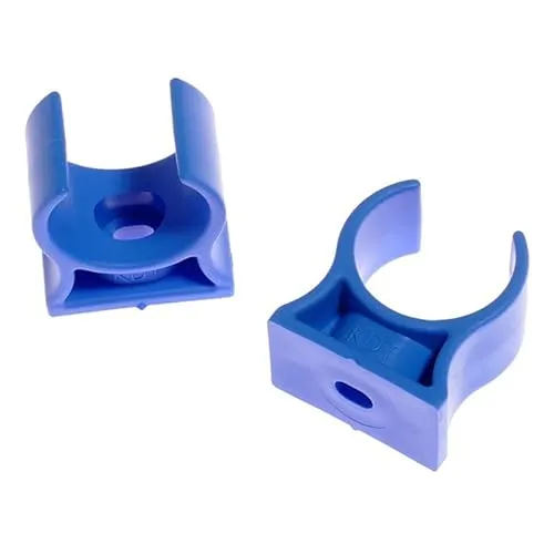 Rohrklemme RKPB 28-F (3 Stück), Ø innen 28-32 mm Rohrclips Rohrhalter Kunststoff