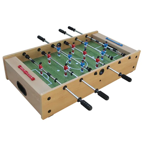 Garlando 2-in-1-Multispieltisch - Tischfußball und Airhockey in einem, ideal für Kinder und Erwachsene. Robuste Bauweise mit kindersicheren Teleskopstangen und glatter Spielfläche für rasanten Spielspaß.