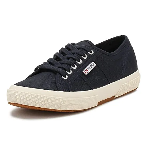 Superga 2750 Cotu Classic Unisex Sneaker Navy 933 - Bequem und Stilvoll - Klassische Sneaker aus atmungsaktiver Baumwolle mit vulkanisierter Gummisohle für optimalen Tragekomfort. Ideal für lässige Outfits und den täglichen Gebrauch.