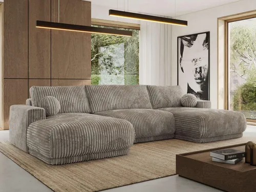 MKS MEBLE Ecksofa XXL RINA U-Form mit Schlaffunktion von MKS Meble