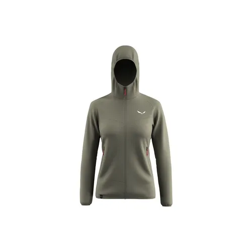 Salewa Puez Altavia Polarlite HD Jacket W faded green (5A50) - Outdoor Freizeitjacke für Damen, leicht und feuchtigkeitsabweisend, ideal für Trekkingtouren, mit 70% recyceltem Material – umweltfreundlich und komfortabel.