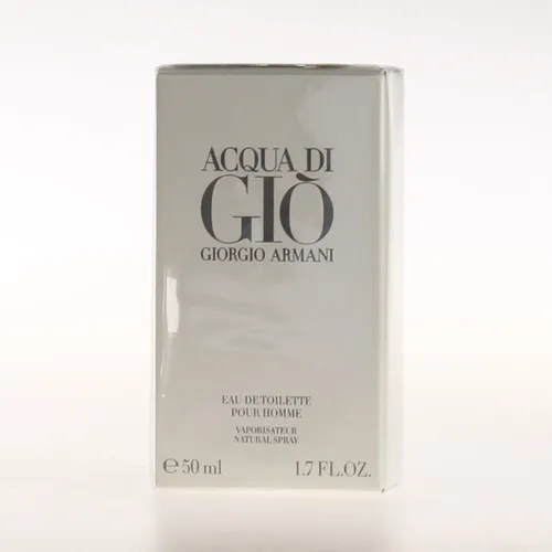 Emporio Armani Eau de Toilette ARMANI Acqua di Gio Homme 50 ml - Eau de Toilette, frischer und eleganter Duft, ideal für den modernen Mann, der Stil und Selbstbewusstsein ausstrahlt.