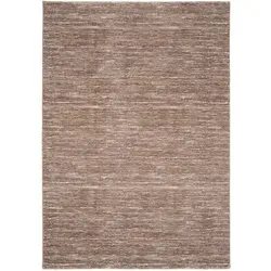 Novel Flachwebeteppich in Braun, 200x250 cm - Moderne Teppiche, pflegeleicht und ideal für Räume mit Fußbodenheizung, aus 100% Polyester für ein angenehmes Gefühl unter den Füßen.