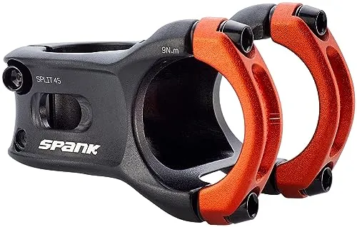 SPANK Split 35 Vorbau - Extrem leichter Enduro Vorbau mit verschiedenen Längen für individuellen Fahrstil. Das moderne Shotpeen Finish sorgt für hohe Festigkeit und Langlebigkeit. Ideal für ambitionierte Radfahrer.