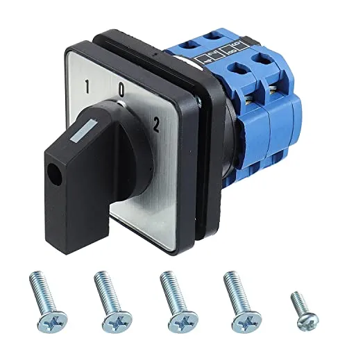 SIGANDG Umschalter 20A/660V 3-Stellung 8-Klemme Steuerdrehnocken SZW26-20/D202.2