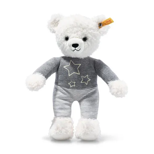 Steiff 113680 Knuffi Teddybär - 30 cm - Kuscheltier - Weiss/Grau - Stofftiere & Teddybären - Hochwertiger Steiff Teddybär aus unbedenklichen Materialien, ideal für Neugeborene und ein treuer Freund fürs Leben.