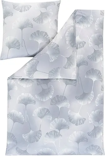 Estella Bettwäsche ISABELLA, Mako-Interlock-Jersey, grau - Bettwäsche 2-teilig, absolut bügelfrei und aus 100% Baumwolle, ideal für einen erholsamen Schlaf und pflegeleicht bei 60°C waschbar.