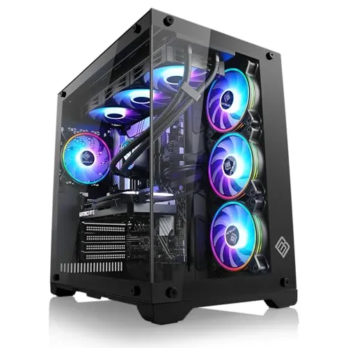 Gaming PC mit Windows 11 Home, AMD Ryzen 7 7800X3D 8X 4200 MHz, 2000 GB M.2 SSD, 32 GB DDR5-RAM, NVIDIA GeForce RTX 5070 Ti, ASUS Mainboard, USB 3.2, M11820H