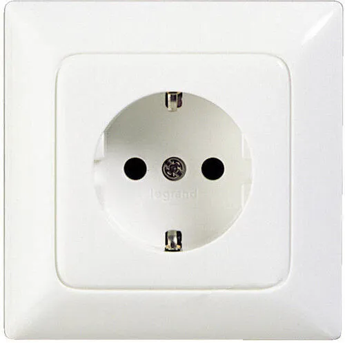Legrand Schuko Steckdose Creo ultaweiß Unterputz Vollplatte 776170