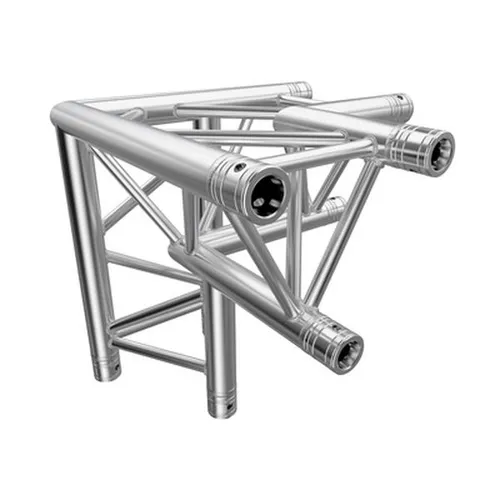 Global Truss F33C33 90° Corner - Diverse G, hochwertige 90° Ecke für stabile 3-Punkt Traverse, TÜV-geprüft und ideal für professionelle Anwendungen, Gewicht: 6,6 kg.