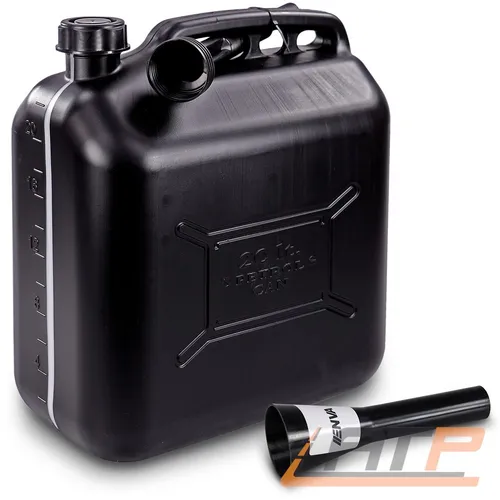 1x BENZINKANISTER RESERVEKANISTER 20L 20 Liter + DIESEL TANKADAPTER EINFÜLLHILFE