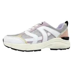 s.Oliver Mädchen Schnürer in Mehrfarbig, Größe 33 - Sneaker mit flachem Absatz und bequemem Textilfutter, ideal für den Alltag und vielseitig kombinierbar.