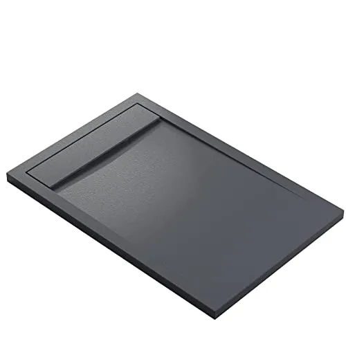 BERNSTEIN Duschtasse 90x120 cm Anthrazit Matt - Duschkabinen & -wände: Robuste Mineralguss-Duschwanne mit rutschfester Oberfläche und einfacher Pflege, ideal für moderne Badezimmer.