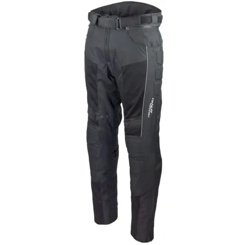 Roleff Racewear Motorradhose Textil/Mesh, Schwarz, Größe XXXL