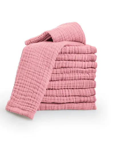 Laynenburg Spucktuch Baby 10er-Set in 30x50cm aus extra weichem Musselin - 100% Baumwolle, Musselin-tücher als Mulltücher, Mullwindeln oder Stoffwindeln