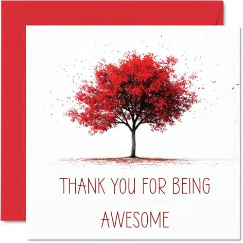 Stuff4 Dankeskarten Thank You For Being Awesome