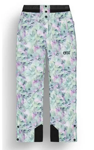 PICTURE EXA PRINTED Hose 2025 - Blurry Water Print - S - Snowboardhose für Frauen mit 20K wasserundurchlässiger Membran, atmungsaktiv und warm. Ideal für Freeride-Abenteuer mit ergonomischem Design und integrierten Schneegamaschen für optimalen Komfort.