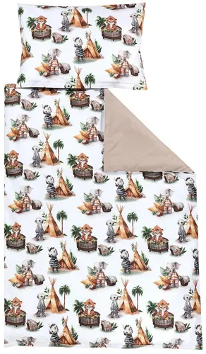 TupTam Babybettwäsche Kinder Bettwäsche Set Babybettwäsche Bettbezug Kissenbezug 2-tlg