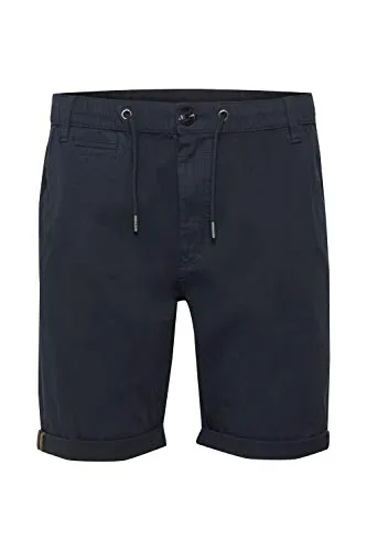 !SOLID SDLaris Herren Chino Shorts Bermuda Kurze Hose mit Rippbund und Stretch Regular Fit, Größe:S, Farbe:Insignia Blue (194010)