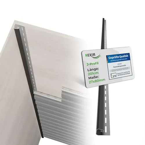 HEXIM Siding Fassadenpaneele PVC-U - Wetterfest und UV-beständig - Hochwertige Kunststoffpaneele für die Außenverkleidung. Wartungsarm und langlebig, bieten sie eine moderne Alternative zu Holz. Ideal für eine ansprechende Fassadengestaltung.