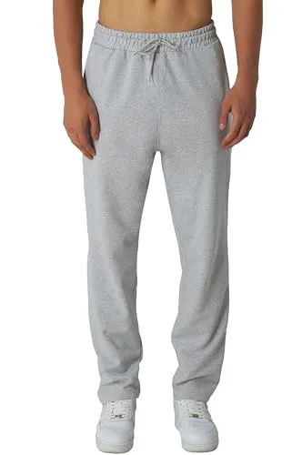 ROSS CAMP Jogginghose Herren – Sporthose Lang Baumwolle, Freizeithose Trainingshose, Sweatpants Jogger, Laufhose Breite Modern(Grau, M)