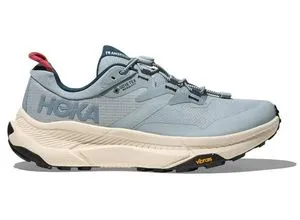 Hoka One One Transport Gore-Tex Laufschuhe Damen - Bleu - 41.1/3 - Laufschuhe für Damen mit Gore-Tex Technologie, wasserdicht und atmungsaktiv, perfekt für Stadtabenteuer und Naturausflüge.